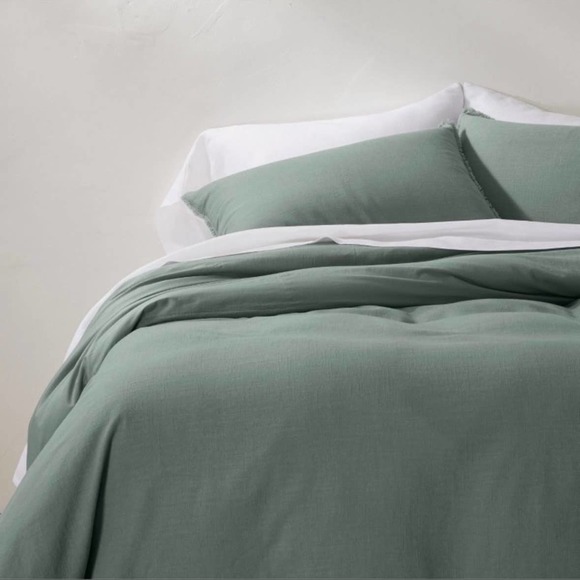 Casaluna Bedding Casaluna Fullqueen Heavyweight Linen Blend Duvet